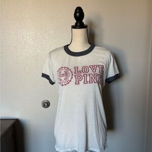 pink Victoria's Secret Pink Label Tee s